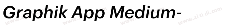 Graphik App Medium字体转换 Graphik App Medium字体转换